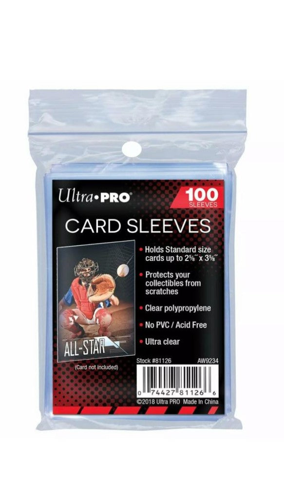 Ultra Pro Sleeves (100 Sleeves)