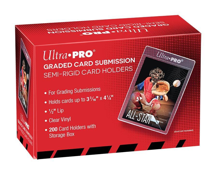 Ultra Pro - Semi-Rigid graded card submission sleeves (Standard Card Saver 1 Size) - 200 Cards